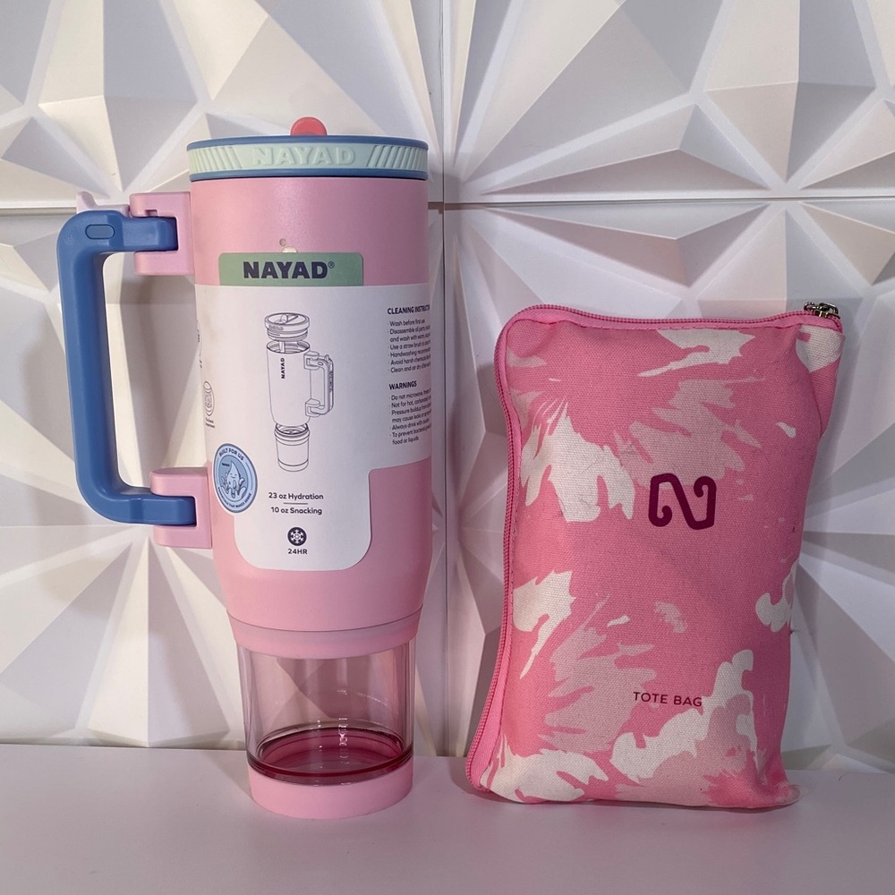 NayaD hydro Stash 23oz Tumbler with Built-in Snack Box & Leakproof